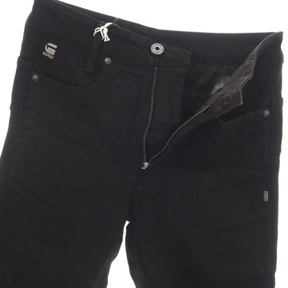 【新品】ジースターロウ G-STAR RAW D-STAQ 3D SLIM ストレッチ コットン デニムパンツ ブラック【サイズ26/32】【 状態ランクN 】【 メンズ 】