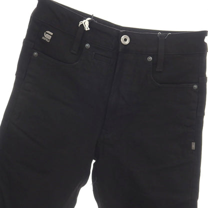 【新品アウトレット】ジースターロウ G-STAR RAW D-STAQ 3D SLIM ストレッチ コットン デニムパンツ ブラック【サイズ26/32】【 状態ランクN- 】【 メンズ 】
