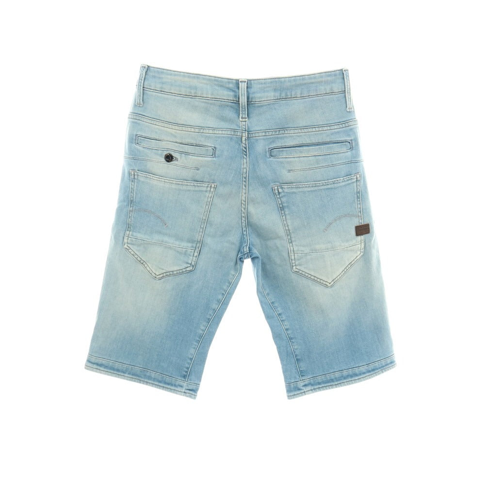 【新品アウトレット】ジースターロウ G-STAR RAW D-STAQ 3D STRAIGHT SHORTS ストレッチ デニム ショートパンツ ライトブルー【サイズ28】【 状態ランクN- 】【 メンズ 】