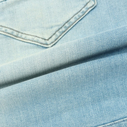 【新品アウトレット】ジースターロウ G-STAR RAW D-STAQ 3D STRAIGHT SHORTS ストレッチ デニム ショートパンツ ライトブルー【サイズ28】【 状態ランクN- 】【 メンズ 】