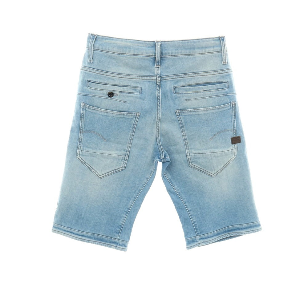 【新品アウトレット】ジースターロウ G-STAR RAW D-STAQ 3D STRAIGHT SHORTS ストレッチ デニム ショートパンツ ライトブルー【サイズ28】【 状態ランクN- 】【 メンズ 】