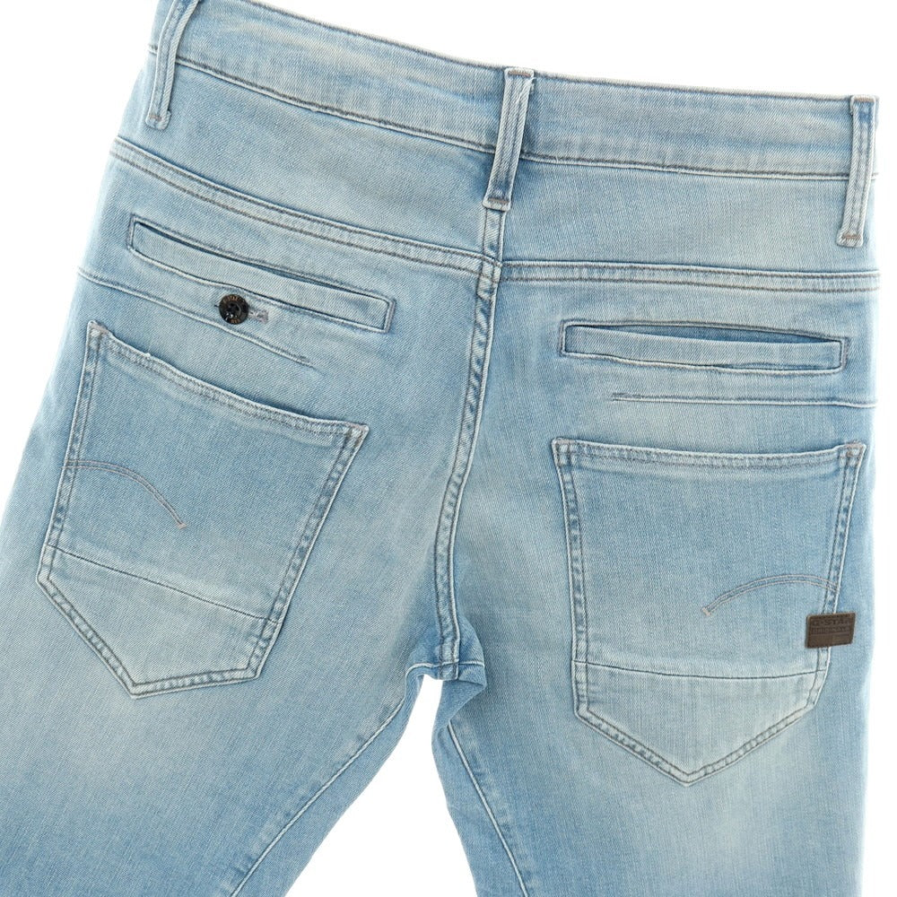 【新品アウトレット】ジースターロウ G-STAR RAW D-STAQ 3D STRAIGHT SHORTS ストレッチ デニム ショートパンツ ライトブルー【サイズ28】【 状態ランクN- 】【 メンズ 】