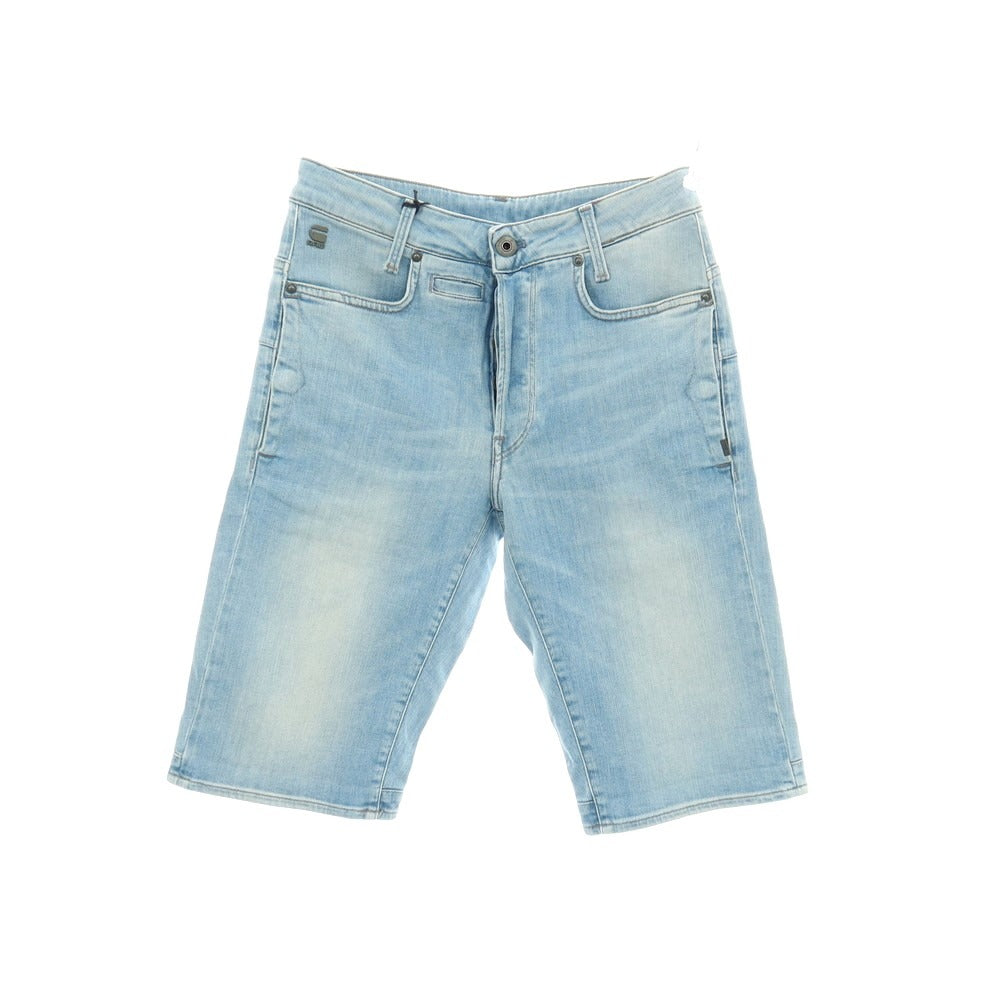 【新品アウトレット】ジースターロウ G-STAR RAW D-STAQ 3D STRAIGHT SHORTS ストレッチ デニム ショートパンツ ライトブルー【サイズ28】【 状態ランクN- 】【 メンズ 】