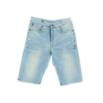 【新品アウトレット】ジースターロウ G-STAR RAW D-STAQ 3D STRAIGHT SHORTS ストレッチ デニム ショートパンツ ライトブルー【サイズ28】【 状態ランクN- 】【 メンズ 】