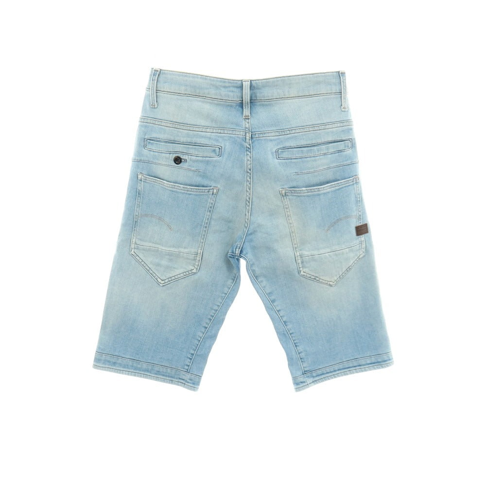 【新品アウトレット】ジースターロウ G-STAR RAW D-STAQ 3D STRAIGHT SHORTS ストレッチ デニム ショートパンツ ライトブルー【サイズ28】【 状態ランクN- 】【 メンズ 】