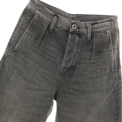 【新品】ジースターロウ G-STAR RAW WORKER CHINO RELAXED SHORT コットン デニム ショートパンツ ブラック（グレー）【サイズ28】【 状態ランクN 】【 メンズ 】
