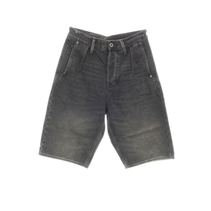 【新品】ジースターロウ G-STAR RAW WORKER CHINO RELAXED SHORT コットン デニム ショートパンツ ブラック（グレー）【サイズ28】【 状態ランクN 】【 メンズ 】