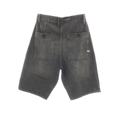 【新品】ジースターロウ G-STAR RAW WORKER CHINO RELAXED SHORT コットン デニム ショートパンツ ブラック（グレー）【サイズ28】【 状態ランクN 】【 メンズ 】