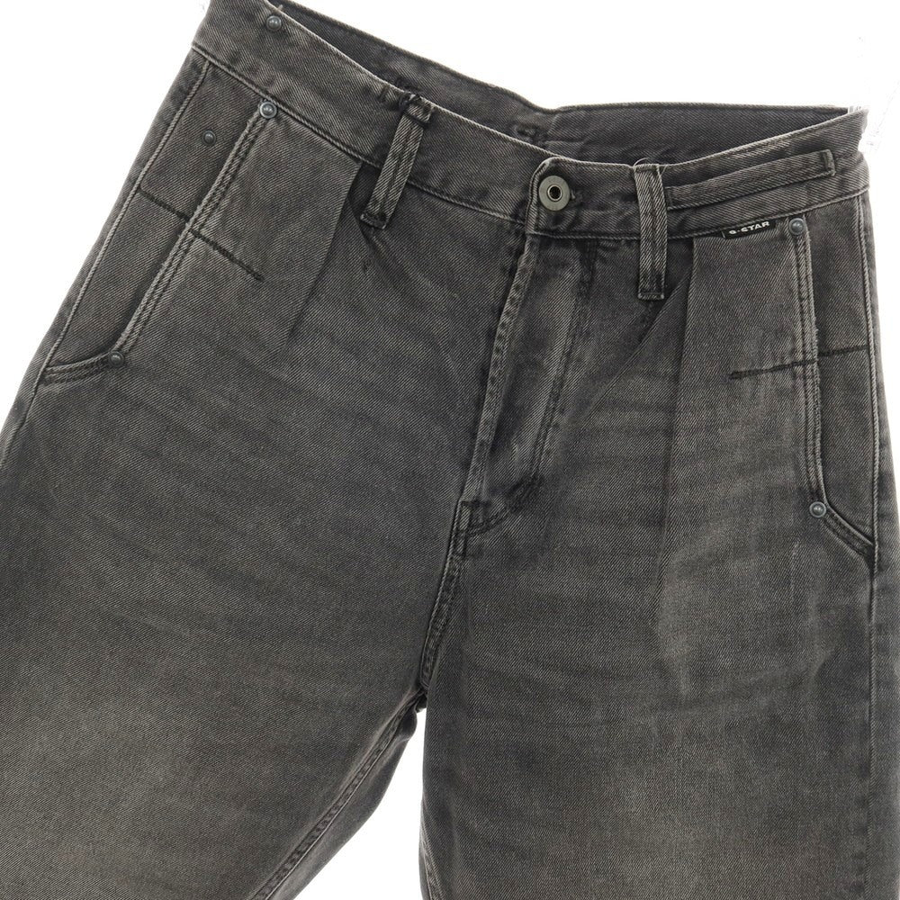 【新品アウトレット】ジースターロウ G-STAR RAW WORKER CHINO RELAXED SHORT デニム ショートパンツ ブラック（グレー）【サイズ28】【 状態ランクN- 】【 メンズ 】