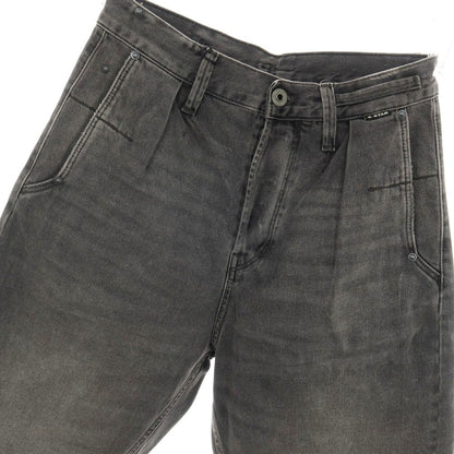 【新品アウトレット】ジースターロウ G-STAR RAW WORKER CHINO RELAXED SHORT デニム ショートパンツ ブラック（グレー）【サイズ28】【 状態ランクN- 】【 メンズ 】