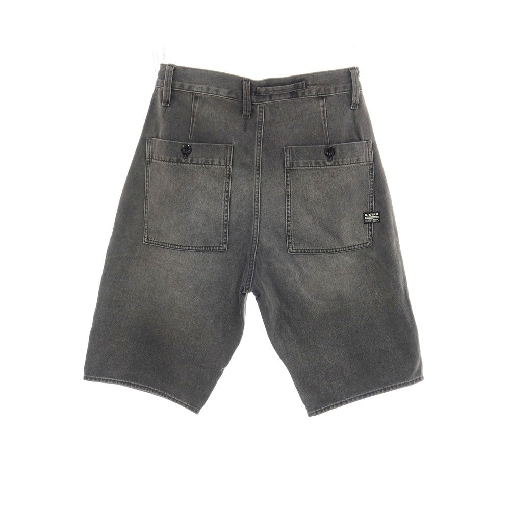 【新品アウトレット】ジースターロウ G-STAR RAW WORKER CHINO RELAXED SHORT デニム ショートパンツ ブラック（グレー）【サイズ28】【 状態ランクN- 】【 メンズ 】