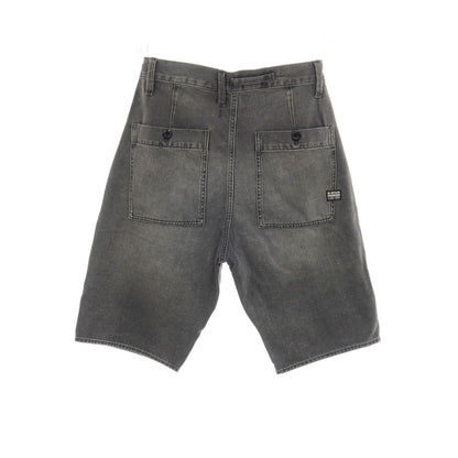 【新品アウトレット】ジースターロウ G-STAR RAW WORKER CHINO RELAXED SHORT デニム ショートパンツ ブラック（グレー）【サイズ28】【 状態ランクN- 】【 メンズ 】