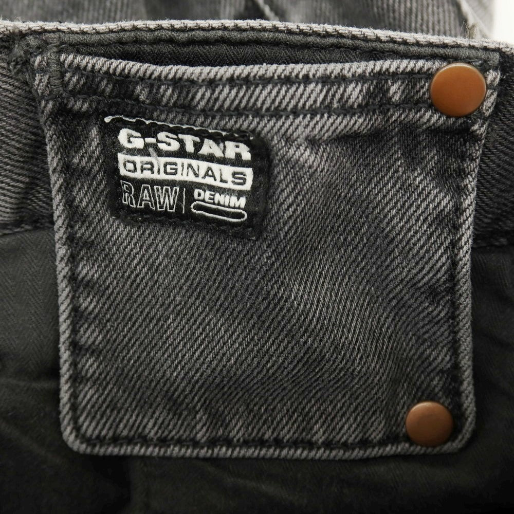 【新品アウトレット】ジースターロウ G-STAR RAW WORKER CHINO RELAXED SHORT デニム ショートパンツ ブラック（グレー）【サイズ28】【 状態ランクN- 】【 メンズ 】