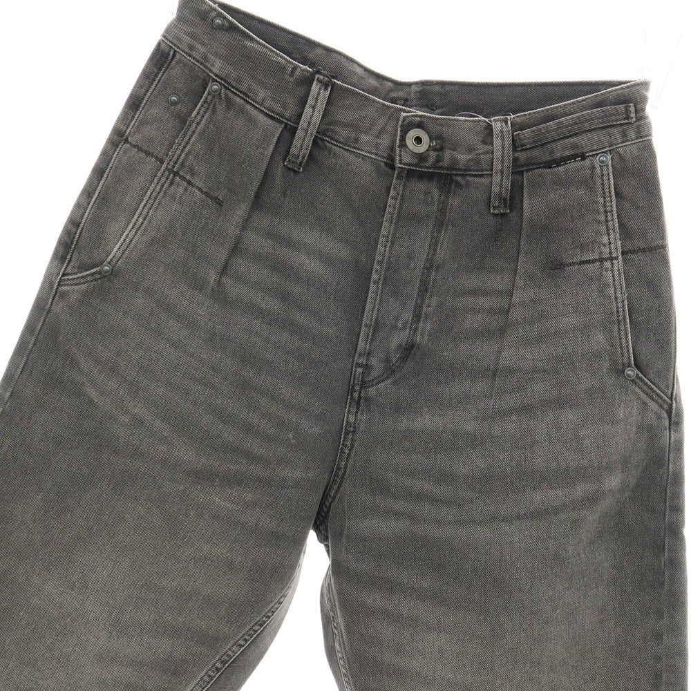 【新品アウトレット】ジースターロウ G-STAR RAW WORKER CHINO RELAXED SHORT デニム ショートパンツ ブラック（グレー）【サイズ28】【 状態ランクN- 】【 メンズ 】