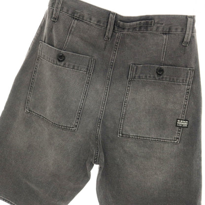 【新品アウトレット】ジースターロウ G-STAR RAW WORKER CHINO RELAXED SHORT デニム ショートパンツ ブラック（グレー）【サイズ28】【 状態ランクN- 】【 メンズ 】