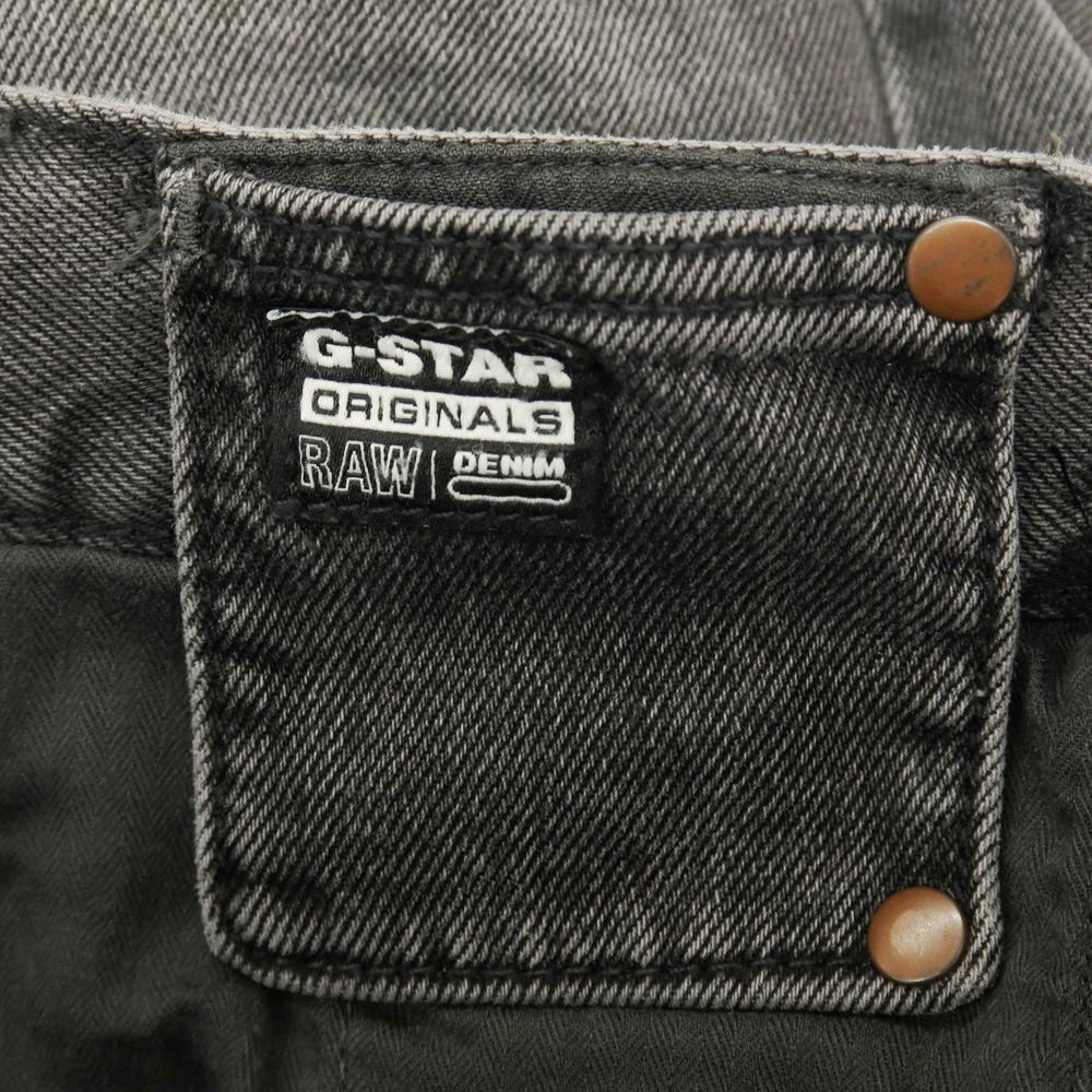 【新品アウトレット】ジースターロウ G-STAR RAW WORKER CHINO RELAXED SHORT デニム ショートパンツ ブラック（グレー）【サイズ28】【 状態ランクN- 】【 メンズ 】