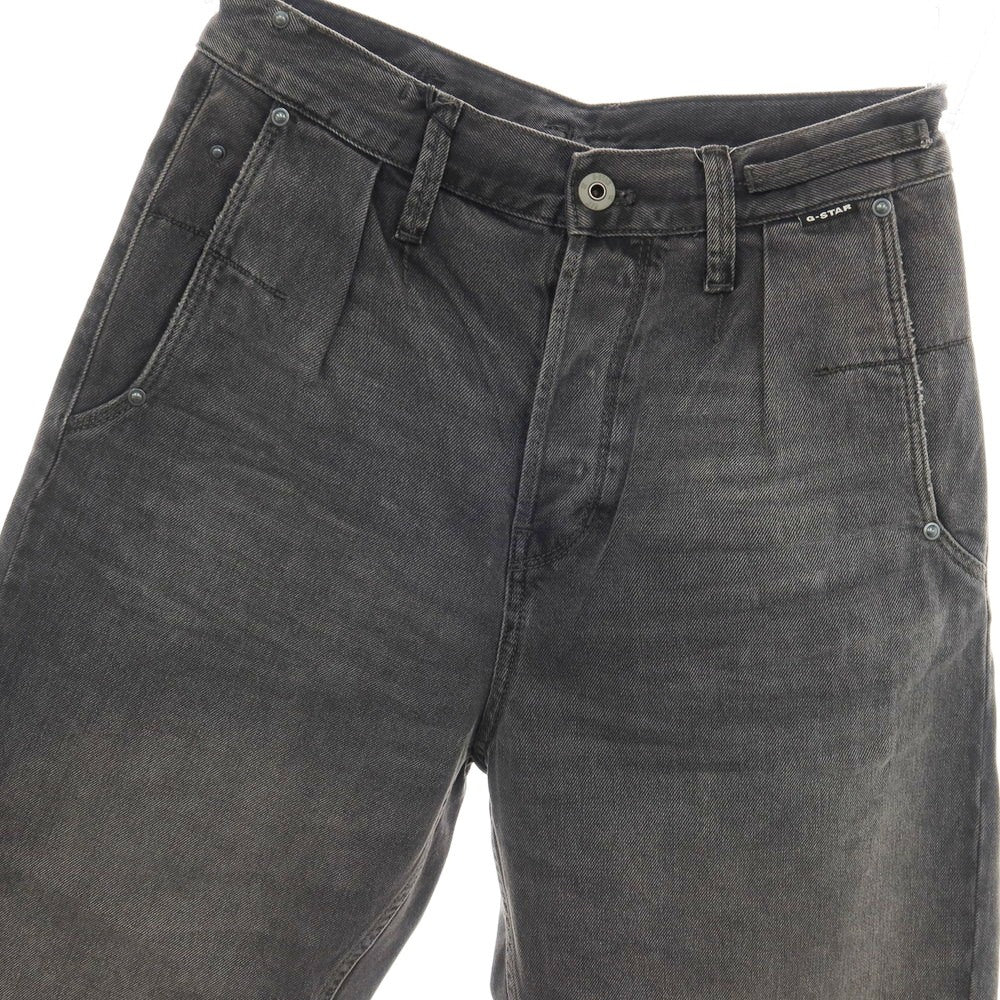 【新品アウトレット】ジースターロウ G-STAR RAW WORKER CHINO RELAXED SHORT デニム ショートパンツ ブラック（グレー）【サイズ28】【 状態ランクN- 】【 メンズ 】