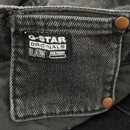 【新品アウトレット】ジースターロウ G-STAR RAW WORKER CHINO RELAXED SHORT デニム ショートパンツ ブラック（グレー）【サイズ28】【 状態ランクN- 】【 メンズ 】