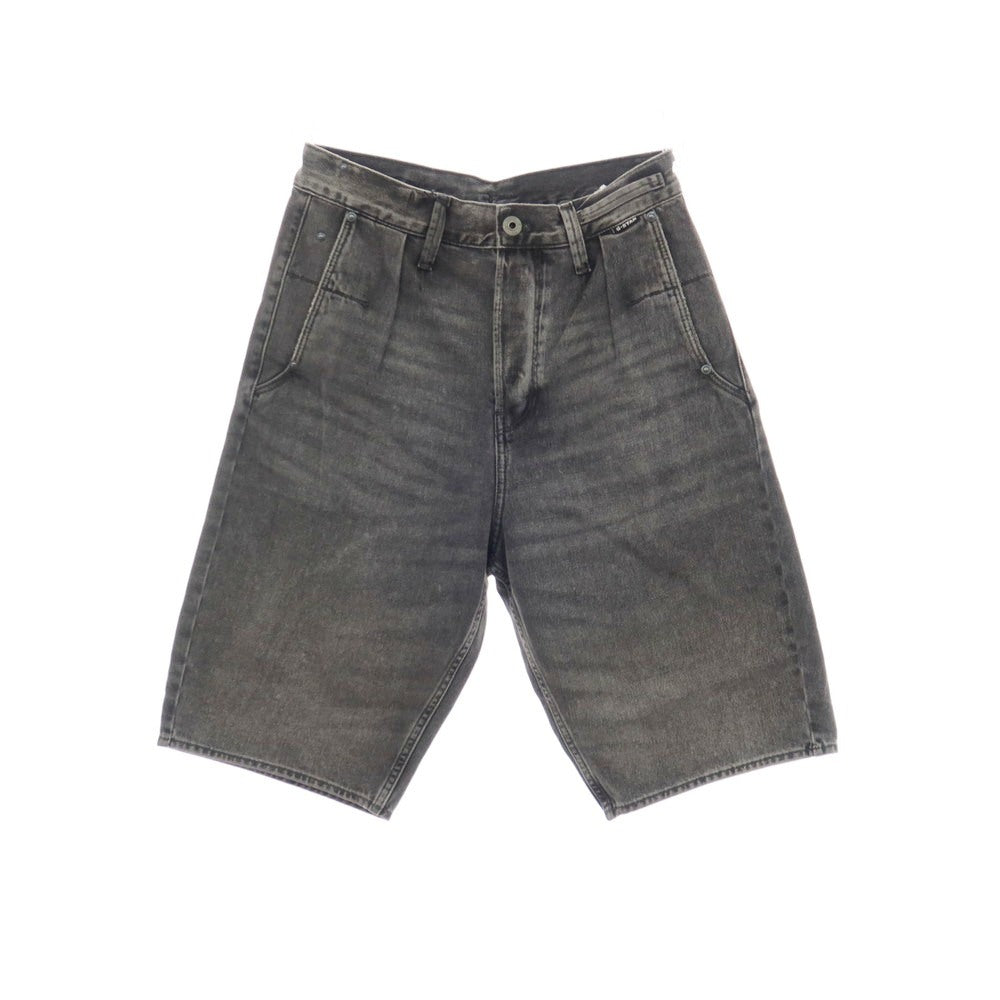 【新品アウトレット】ジースターロウ G-STAR RAW WORKER CHINO RELAXED SHORT デニム ショートパンツ ブラック（グレー）【サイズ28】【 状態ランクN- 】【 メンズ 】