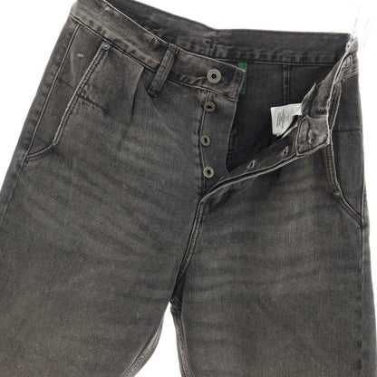【新品アウトレット】ジースターロウ G-STAR RAW WORKER CHINO RELAXED SHORT デニム ショートパンツ ブラック（グレー）【サイズ28】【 状態ランクN- 】【 メンズ 】