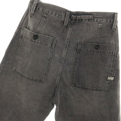 【新品アウトレット】ジースターロウ G-STAR RAW WORKER CHINO RELAXED SHORT デニム ショートパンツ ブラック（グレー）【サイズ28】【 状態ランクN- 】【 メンズ 】