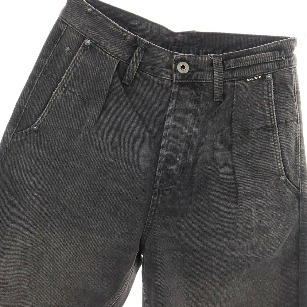 【新品アウトレット】ジースターロウ G-STAR RAW WORKER CHINO RELAXED SHORT デニム ショートパンツ ブラック（グレー）【サイズ28】【 状態ランクN- 】【 メンズ 】