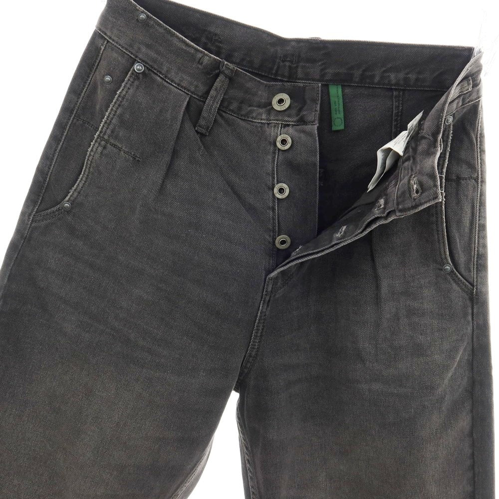 【新品アウトレット】ジースターロウ G-STAR RAW WORKER CHINO RELAXED SHORT デニム ショートパンツ ブラック（グレー）【サイズ28】【 状態ランクN- 】【 メンズ 】