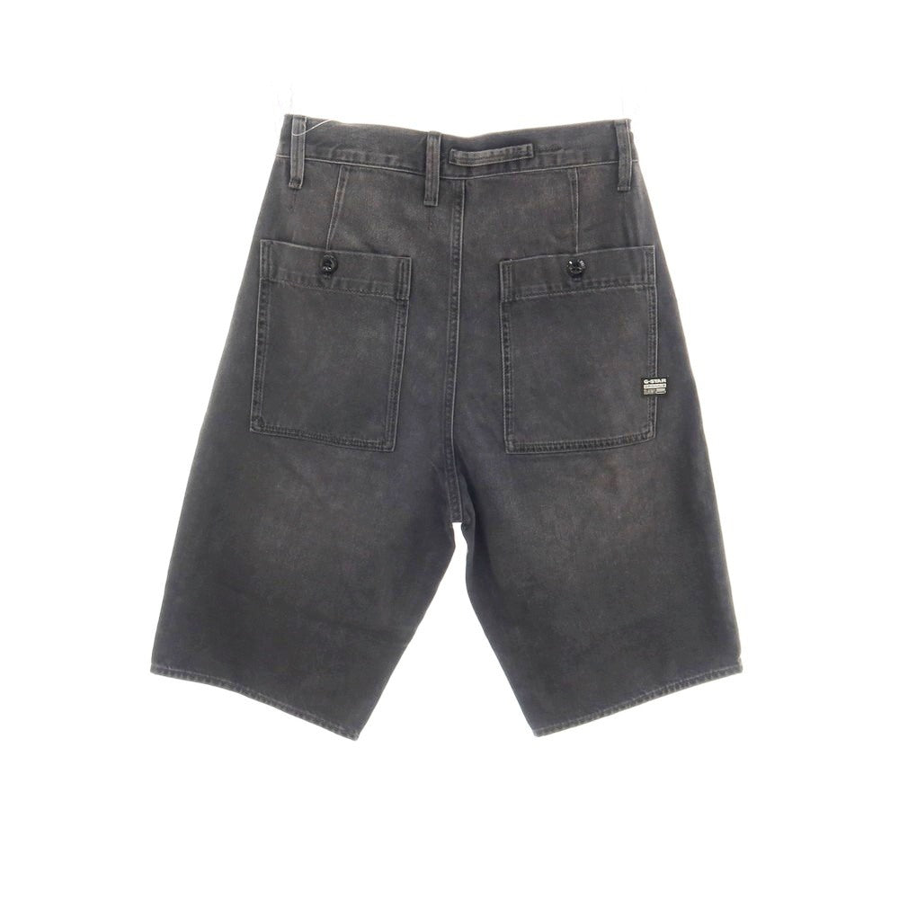 【新品アウトレット】ジースターロウ G-STAR RAW WORKER CHINO RELAXED SHORT デニム ショートパンツ ブラック（グレー）【サイズ28】【 状態ランクN- 】【 メンズ 】
