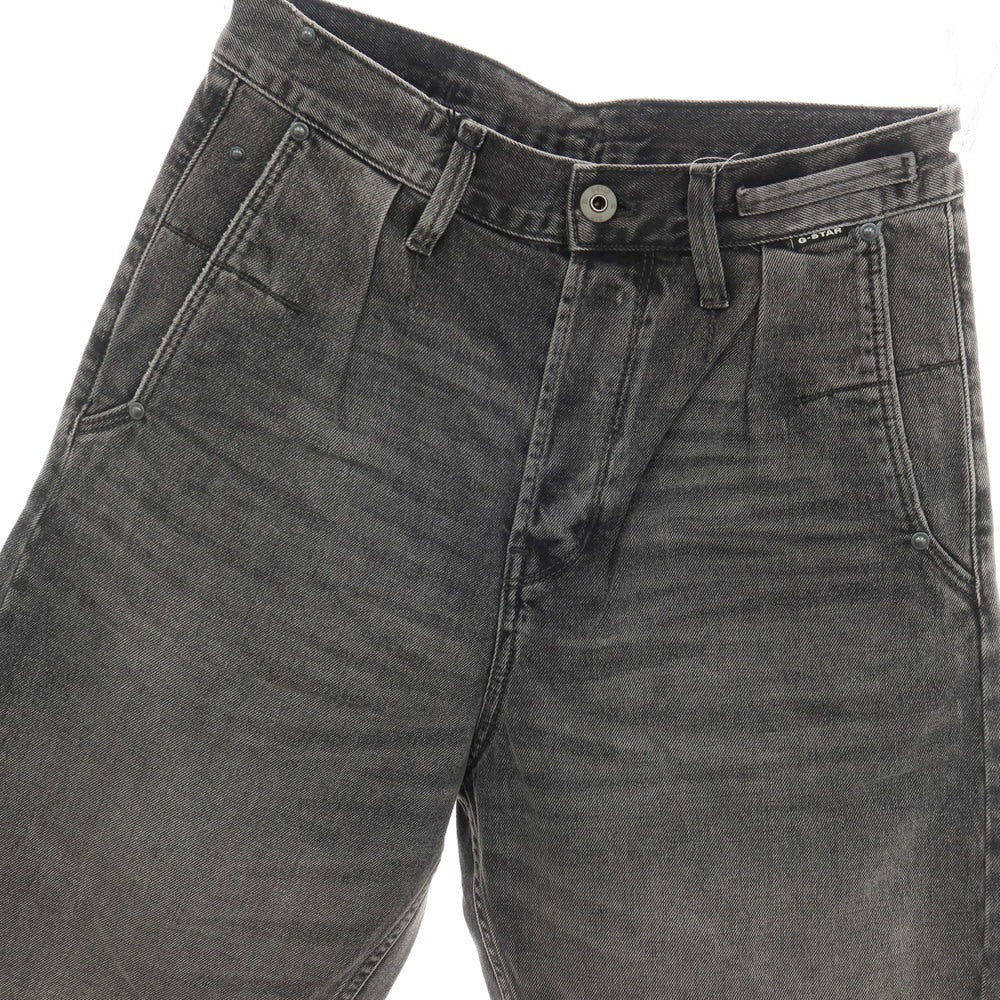 【新品アウトレット】ジースターロウ G-STAR RAW WORKER CHINO RELAXED SHORT デニム ショートパンツ ブラック（グレー）【サイズ28】【 状態ランクN- 】【 メンズ 】