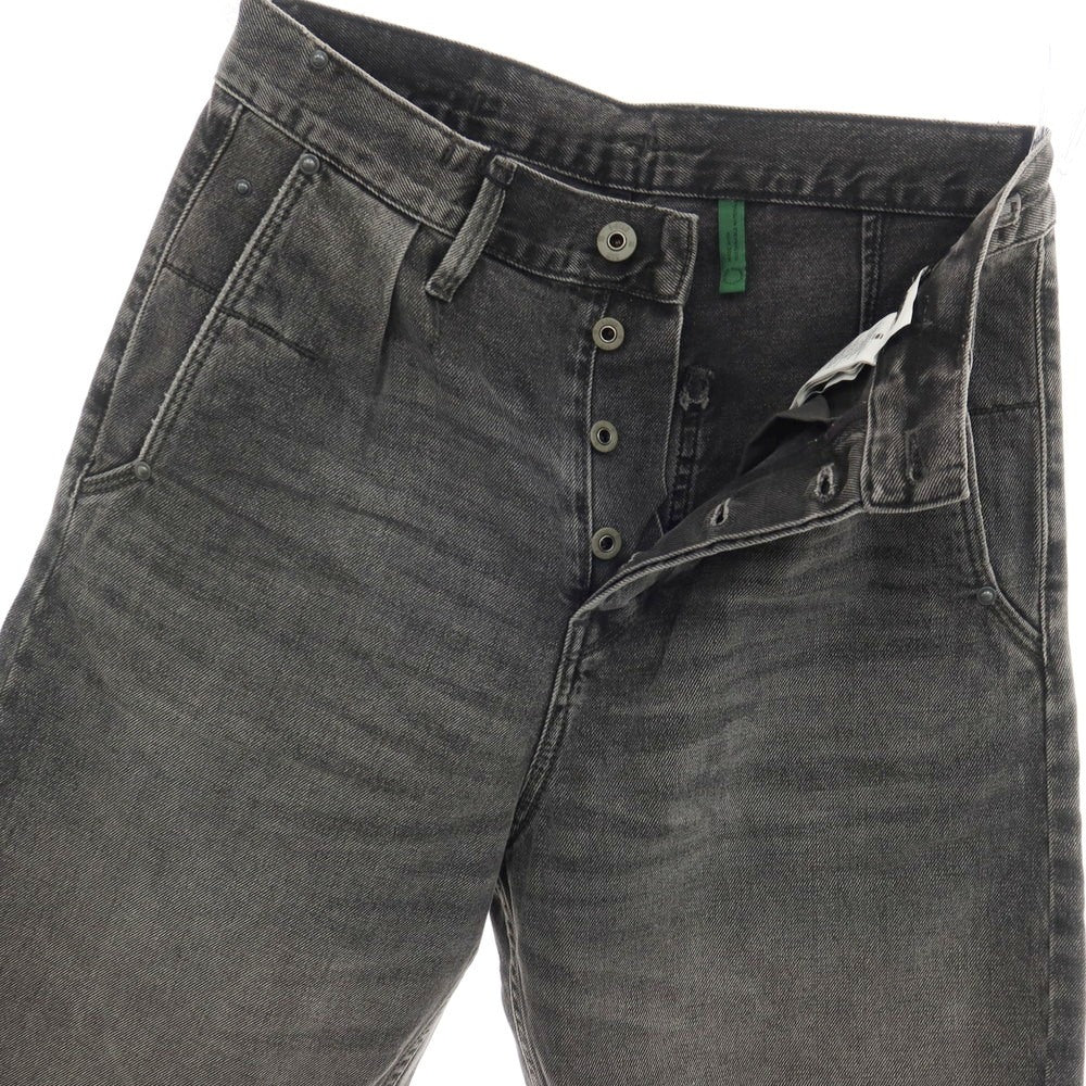 【新品アウトレット】ジースターロウ G-STAR RAW WORKER CHINO RELAXED SHORT デニム ショートパンツ ブラック（グレー）【サイズ28】【 状態ランクN- 】【 メンズ 】
