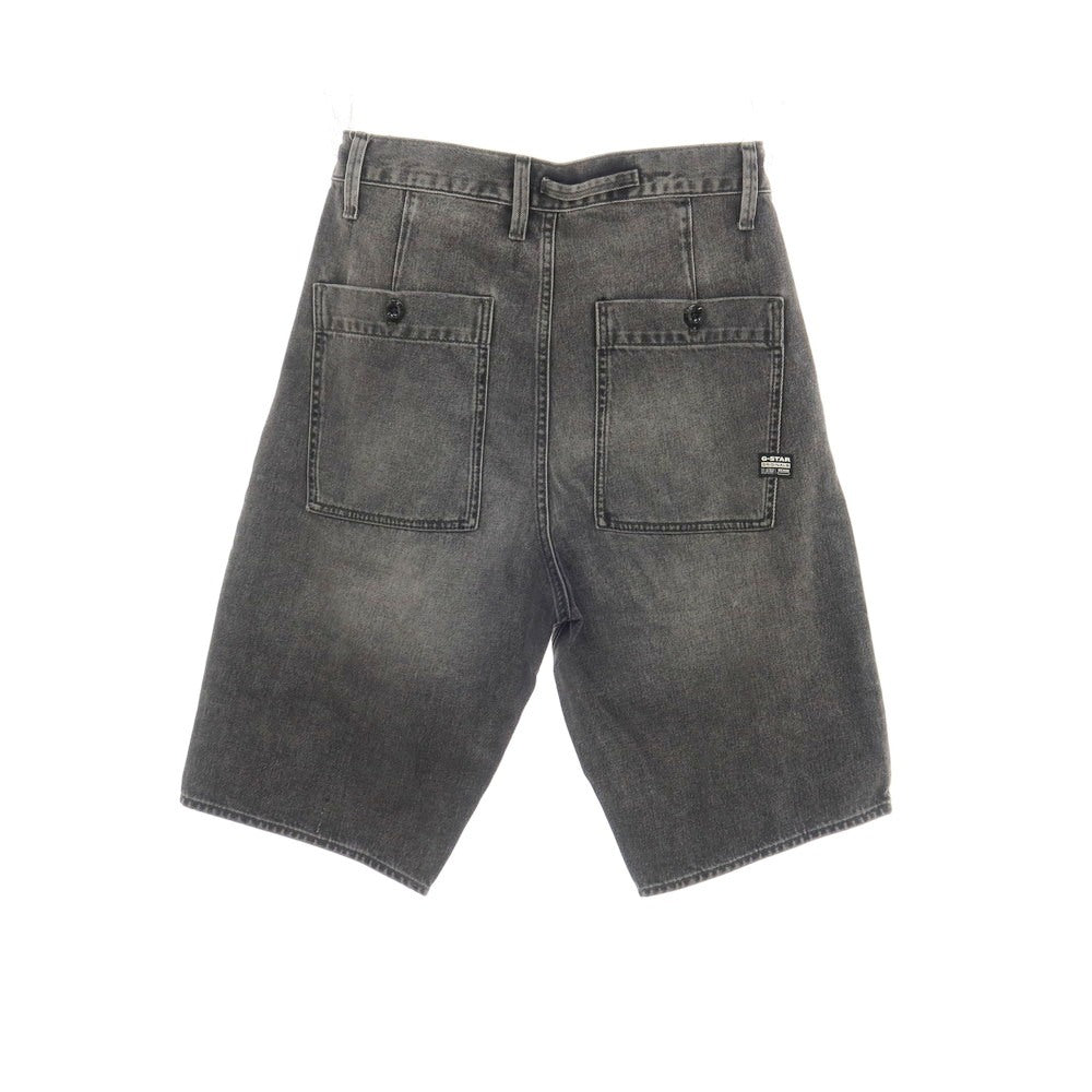 【新品アウトレット】ジースターロウ G-STAR RAW WORKER CHINO RELAXED SHORT デニム ショートパンツ ブラック（グレー）【サイズ28】【 状態ランクN- 】【 メンズ 】