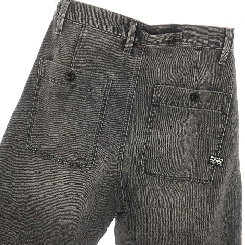 【新品アウトレット】ジースターロウ G-STAR RAW WORKER CHINO RELAXED SHORT デニム ショートパンツ ブラック（グレー）【サイズ28】【 状態ランクN- 】【 メンズ 】