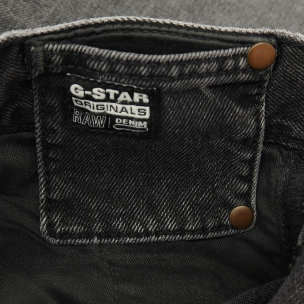【新品アウトレット】ジースターロウ G-STAR RAW WORKER CHINO RELAXED SHORT デニム ショートパンツ ブラック（グレー）【サイズ28】【 状態ランクN- 】【 メンズ 】