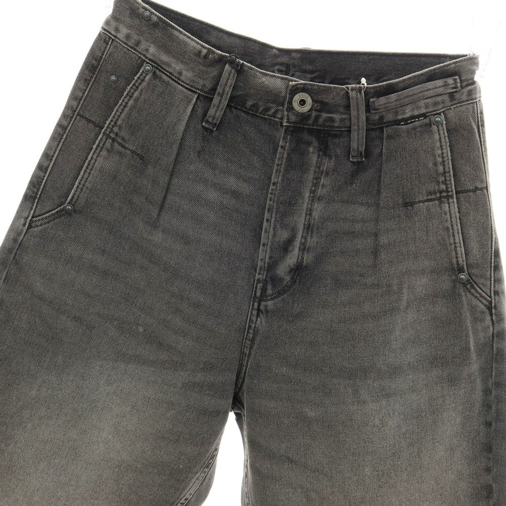 【新品アウトレット】ジースターロウ G-STAR RAW WORKER CHINO RELAXED SHORT デニム ショートパンツ ブラック（グレー）【サイズ28】【 状態ランクN- 】【 メンズ 】