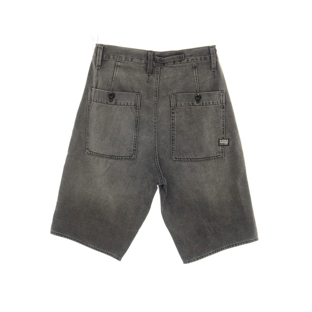 【新品アウトレット】ジースターロウ G-STAR RAW WORKER CHINO RELAXED SHORT デニム ショートパンツ ブラック（グレー）【サイズ28】【 状態ランクN- 】【 メンズ 】