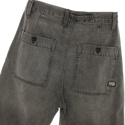 【新品アウトレット】ジースターロウ G-STAR RAW WORKER CHINO RELAXED SHORT デニム ショートパンツ ブラック（グレー）【サイズ28】【 状態ランクN- 】【 メンズ 】