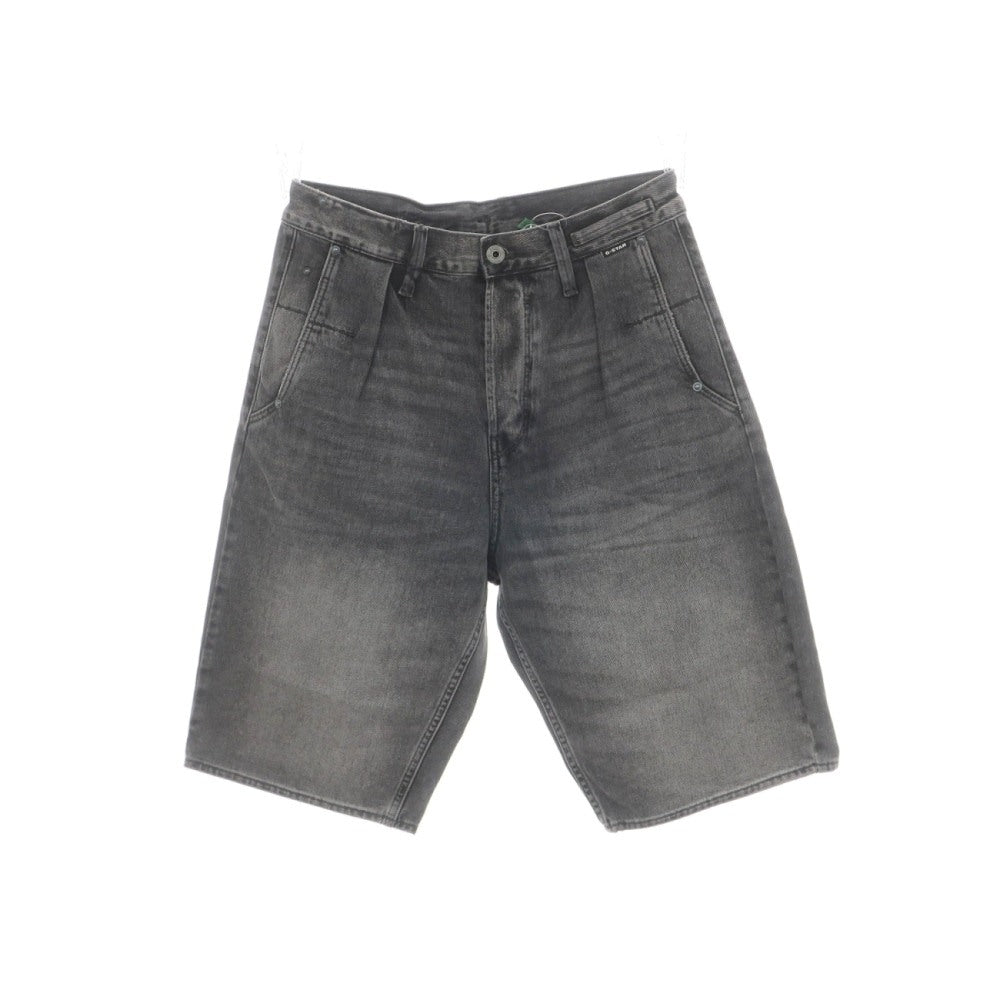 【新品】ジースターロウ G-STAR RAW WORKER CHINO RELAXED SHORT コットン デニム ショートパンツ ブラック（グレー）【サイズ30】【 状態ランクN 】【 メンズ 】