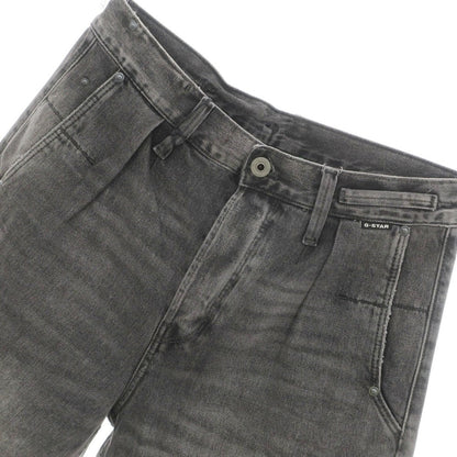 【新品】ジースターロウ G-STAR RAW WORKER CHINO RELAXED SHORT コットン デニム ショートパンツ ブラック（グレー）【サイズ30】【 状態ランクN 】【 メンズ 】