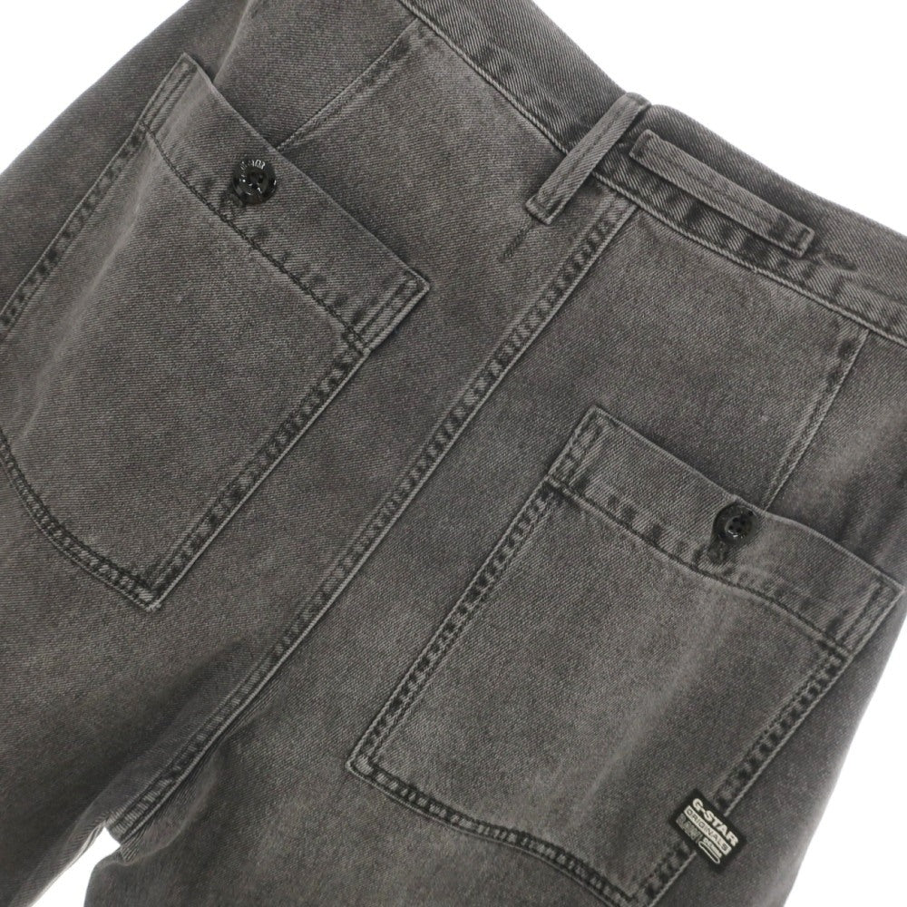 【新品アウトレット】ジースターロウ G-STAR RAW WORKER CHINO RELAXED SHORT デニム ショートパンツ ブラック（グレー）【サイズ30】【 状態ランクN- 】【 メンズ 】