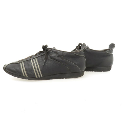 【中古】サントーニ Santoni レザー スニーカー ブラック【サイズ6】【 状態ランクC 】【 メンズ 】