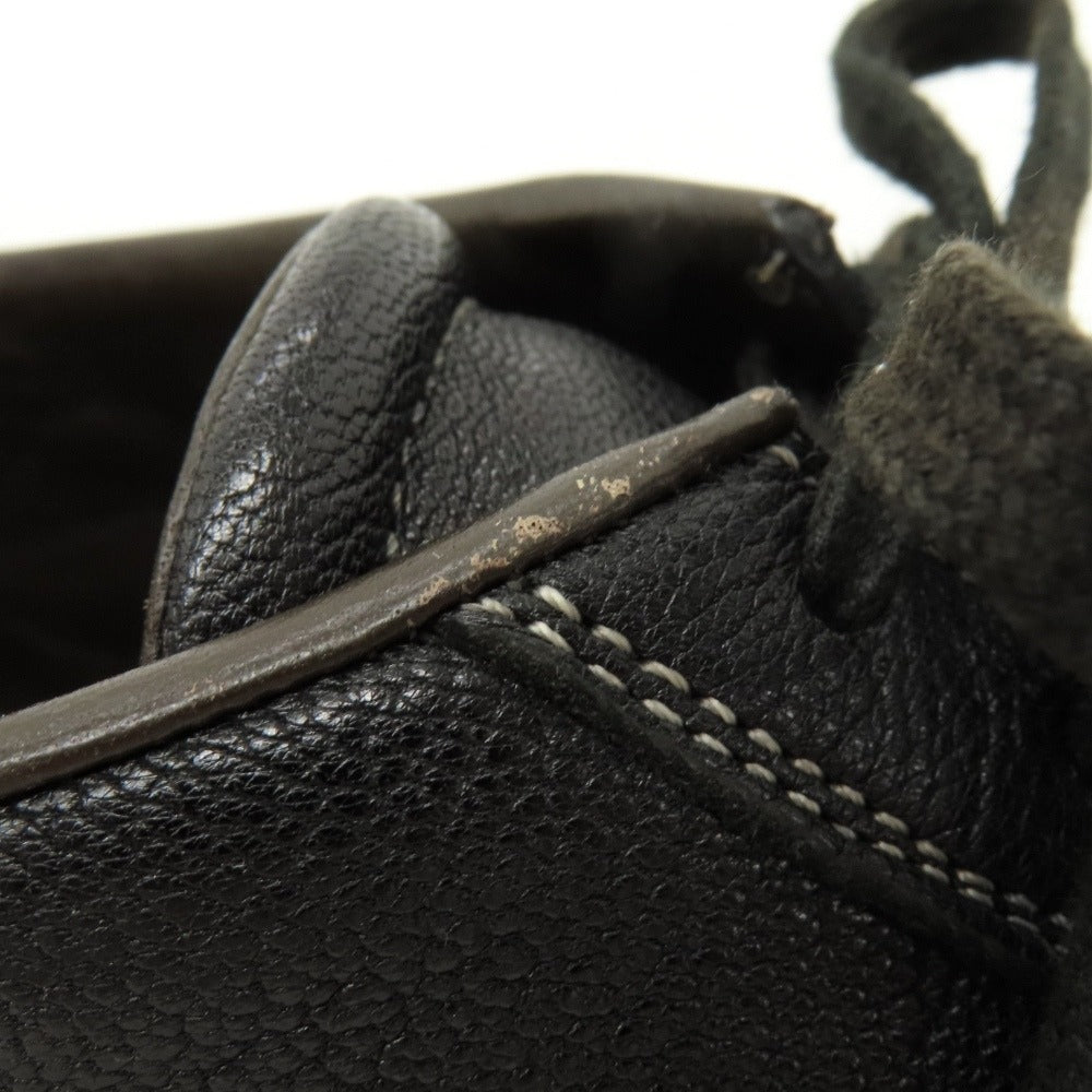 【中古】サントーニ Santoni レザー スニーカー ブラック【サイズ6】【 状態ランクC 】【 メンズ 】