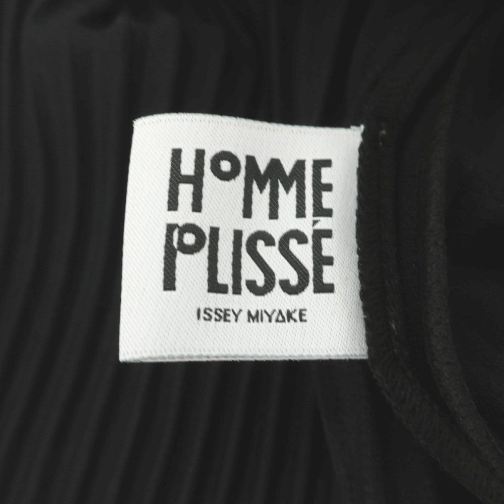 【中古】オム プリッセ イッセイミヤケ HOMME PLISSE ISSEY MIYAKE 2026年春夏 プリーツ ブルゾン ブラック【サイズ表記なし（L位）】【 状態ランクA 】【 メンズ 】