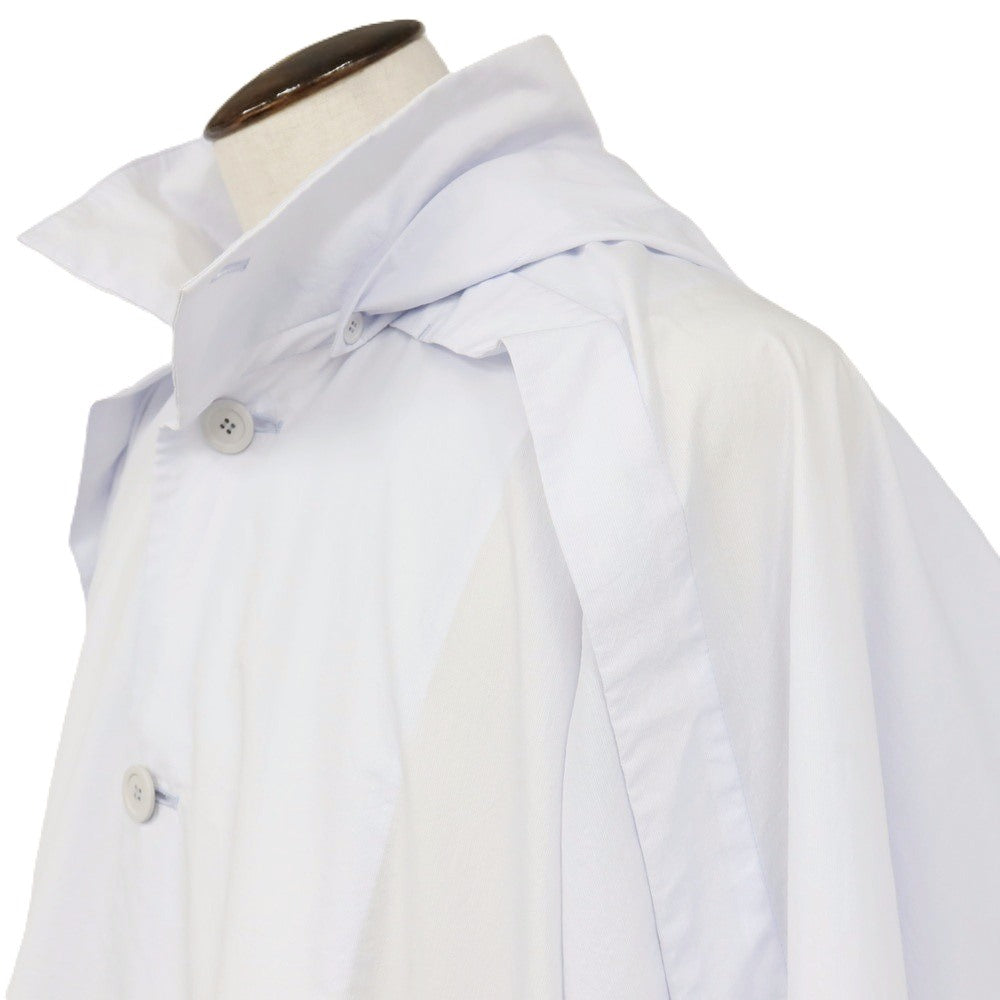 【中古】オム プリッセ イッセイミヤケ HOMME PLISSE ISSEY MIYAKE 2026年春夏 ワッシャー加工 コート ライトアイスブルー【サイズ表記なし（L位）】【 状態ランクB 】【 メンズ 】