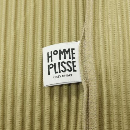 【中古】オム プリッセ イッセイミヤケ HOMME PLISSE ISSEY MIYAKE 2026年春夏 プリーツ コート セージグリーン【サイズ表記なし（L位）】【 状態ランクA 】【 メンズ 】