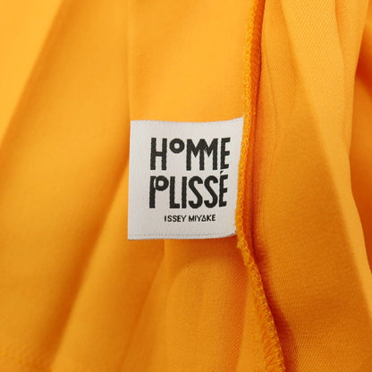 【中古】オム プリッセ イッセイミヤケ HOMME PLISSE ISSEY MIYAKE 2026年春夏 アコーディオンプリーツ加工 2B カジュアルジャケット オレンジ【サイズ表記なし（L位）】【 状態ランクA 】【 メンズ 】