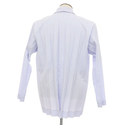 【中古】オム プリッセ イッセイミヤケ HOMME PLISSE ISSEY MIYAKE 2026年春夏 アコーディオンプリーツ加工 2B カジュアルジャケット ホワイトパープル【サイズ表記なし（L位）】【 状態ランクA 】【 メンズ 】