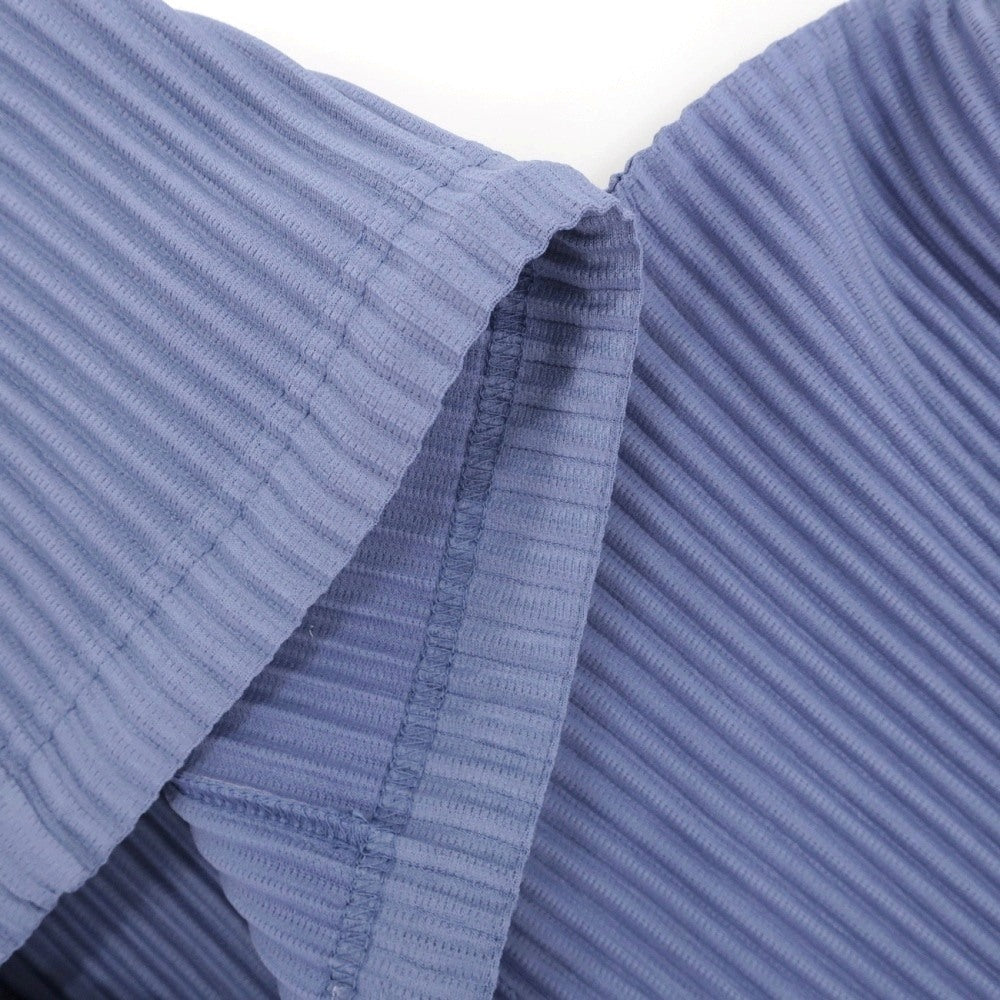 【中古】オム プリッセ イッセイミヤケ HOMME PLISSE ISSEY MIYAKE 2026年春夏 プリーツ フーデッドブルゾン スマルトブルー【サイズ表記なし（L位）】【 状態ランクB 】【 メンズ 】