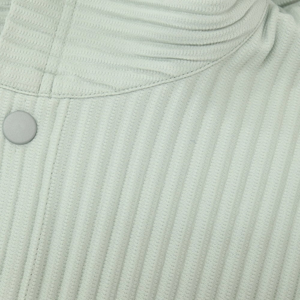 【中古】オム プリッセ イッセイミヤケ HOMME PLISSE ISSEY MIYAKE 2026年春夏 プリーツ 半袖 プルオーバー パーカー アイスグリーン【サイズ表記なし（L位）】【 状態ランクA 】【 メンズ 】