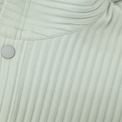 【中古】オム プリッセ イッセイミヤケ HOMME PLISSE ISSEY MIYAKE 2026年春夏 プリーツ 半袖 プルオーバー パーカー アイスグリーン【サイズ表記なし（L位）】【 状態ランクA 】【 メンズ 】