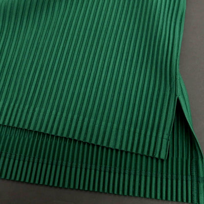 【中古】オム プリッセ イッセイミヤケ HOMME PLISSE ISSEY MIYAKE 2026年春夏 プリーツ オープンカラー 半袖シャツ グリーン【サイズ表記なし（L位）】【 状態ランクA 】【 メンズ 】